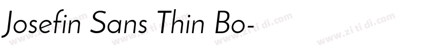 Josefin Sans Thin Bo字体转换 Josefin Sans Thin Bo字体转换